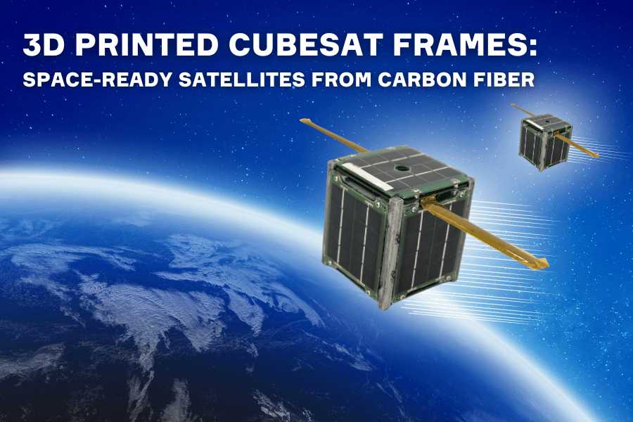3D PRINTED CUBESAT FRAMES: SPACE-READY SATELLITES FROM CARBON FIBER